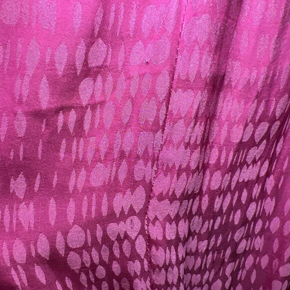 Current Air Zoey Pleated Mini Dress Large Tiered Skirt Pink - Picture 9 of 9